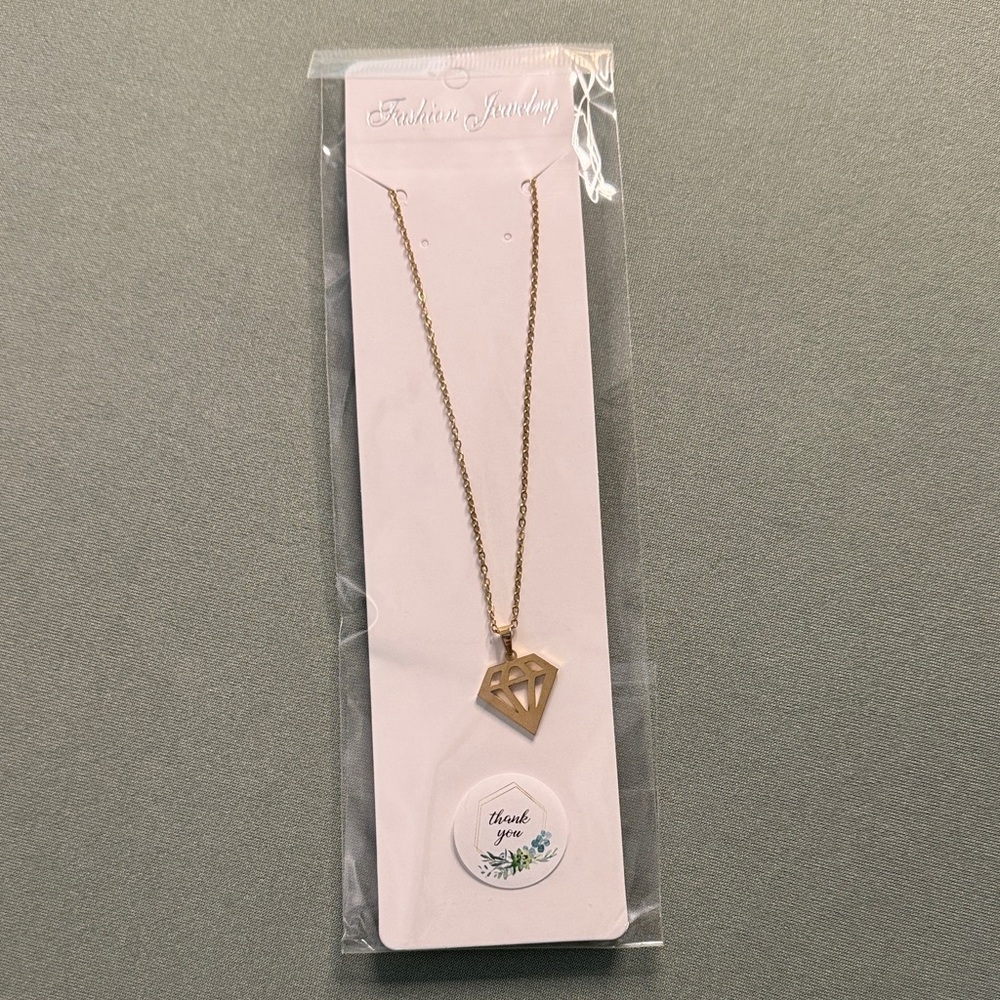 Diamond Outline Necklace